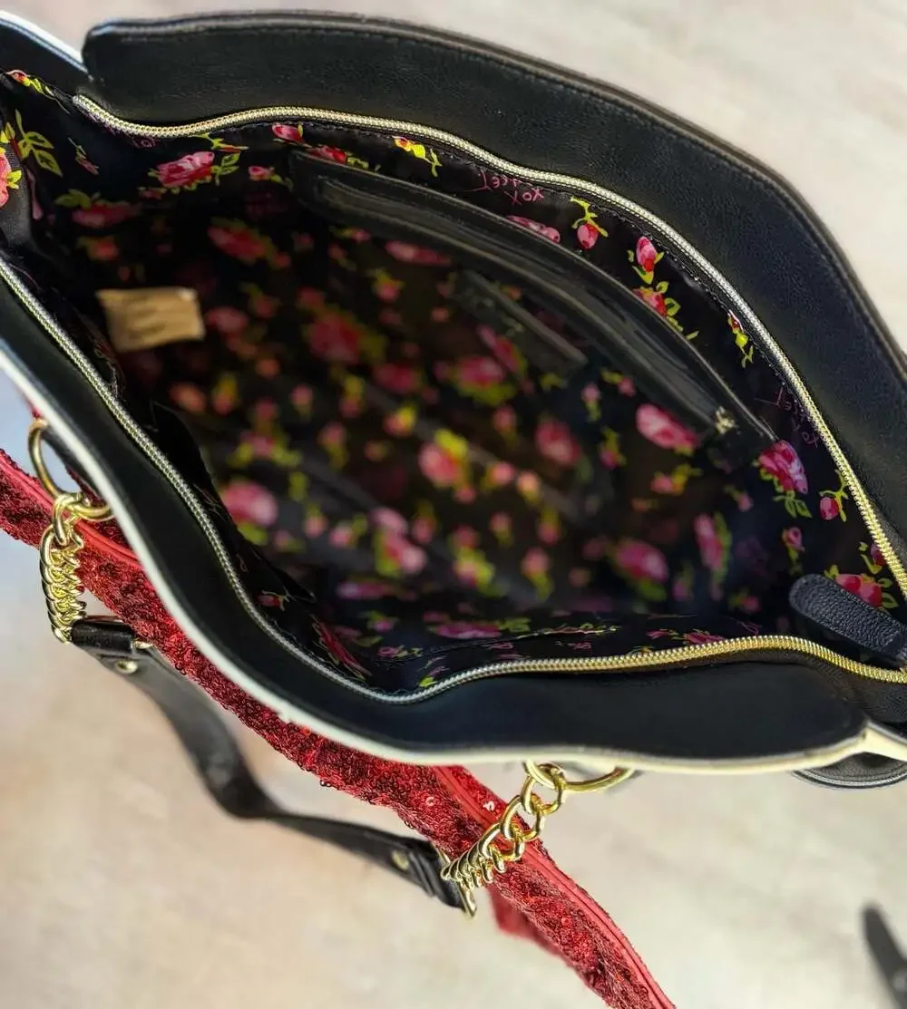 Betsey Johnson black white